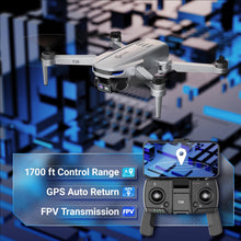 Load image into Gallery viewer, F28 2K Camera Drone for Adults, GPS Auto Follow, Foldable FPV Drone with One-Button Return, Orbit, Waypoint, Selfie Mode, 26 Min Flight Time