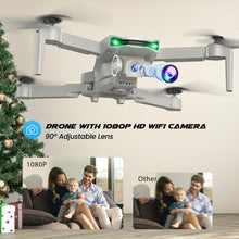 Load image into Gallery viewer, Drone With Camera 1080P for Kids And Adults, RC Quadcopter with Altitude Hold, Mini Drone With One Key Start, Waypoint Fly, Headless Mode