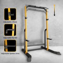 Load image into Gallery viewer, ZENOVA Squat Rack Power Rack and Dip Station