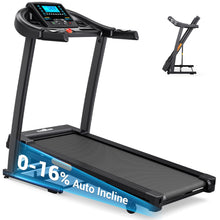 Load image into Gallery viewer, THERUN Incline Treadmill - Orange Black - upgrade