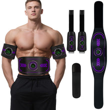 Load image into Gallery viewer, Electronic Muscle Stimulator with TENS & PMS, Ab Belt Stimulator Muscle Toner, Abdominal Fitness Trainer for Home