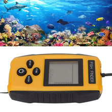 Load image into Gallery viewer, Portable Handheld Fish Finder with LCD Display, Sonar Depth Detector 0.6 to 328 Feet, for Kayak Ice Lake River and Offshore Fishing
