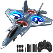 Load image into Gallery viewer, ENJOYFLY Foam Remote Control Airplanes RC Planes for Kids Adults 14+, RC Airplane Fighter Jet