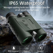 Load image into Gallery viewer, Gravoptics 10x42 Laser Rangefinder Binoculars for Hunting, 2624 Yard(Green)