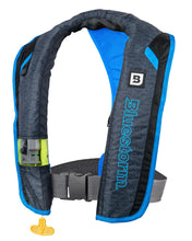 Load image into Gallery viewer, BLUESTORM Stratus 35 Inflatable Life Jacket PFD for Adults (Coastal Blue) | US Coast Guard (USCG) Approved Automatic Self Inflating Life Vest Preserver with Manual Ripcord