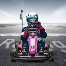 Load image into Gallery viewer, Go Kart Electric Drift Kart Car with Adjustable Seat, 24V Outdoor Ride On Toy with Variable Speed Mode, Crazy Cart for Kids 6+ Years Old