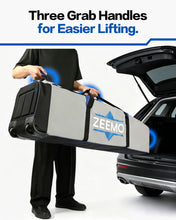 Load image into Gallery viewer, ZEEMO Full-Open Golf Travel Bag for Airlines, Wheeled Club Carrier Bag