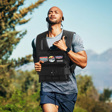 Load image into Gallery viewer, VEVOR Adjustable Weighted Vest, 35lb Weight Vest with Iron Weights, Shoulder Pad, and Reflective Stripe, Body Weight Vest Exercise Set for Men Women, Workout Equipment for Strength Training Running