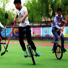 Load image into Gallery viewer, 20" Inch Unicycle Classic Black One Wheel Bike with Anti-Skid Alloy Rim and Pedal Adjustable Height Cycling for Kids Adults Beginner
