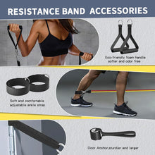 Load image into Gallery viewer, WHATAFIT Resistance Bands, Exercise Bands,Resistance Bands for Working Out, Work Out Bands with Handles for Men and Women Fitness, Strength Training Home Gym Equipment