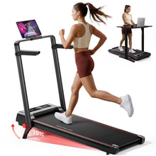Load image into Gallery viewer, RHYTHM FUN Treadmill with Incline - Black Red