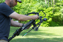 Load image into Gallery viewer, Killer Instinct Rapid 420 Crossbow - 420 FPS High-Speed Hunting Crossbow with 4×32 Scope, Rope Cocker, Arrows, Quiver & Rail Lube - Compact & Powerful Kit