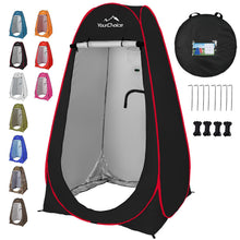 Load image into Gallery viewer, Your Choice Pop-Up Shower Tent, 47.2W"x74.8"H Changing Tent - Black