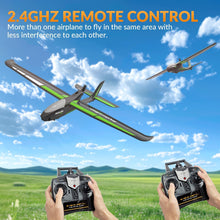 Load image into Gallery viewer, RC Plane, 4CH Remote Control Glider Airplane RTF with 6-Axis Gyro, 3 Modes & Aerobatics Easy to Fly, Black
