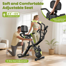 Load image into Gallery viewer, Birdfeel Foldable Exercise Bike, Multifunctional Indoor Stationary Bikes (Light Green)