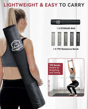 Load image into Gallery viewer, HAPBEAR Large Yoga Mat - 72"x36"x6mm (1/4 inch), Extra Wide Non-Slip Exercise Mat for Home Workout, Yoga, Pilates & Stretching, Durable & Eco-Friendly, Includes Bonus Resistance Bands & Carry Bag