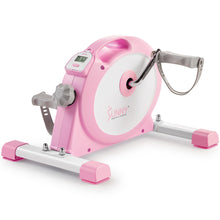Load image into Gallery viewer, Sunny Health & Fitness (Pink) Under Desk Smart Mini Pedal Exerciser - Pink