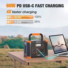 Load image into Gallery viewer, GRECELL Portable Power Station 330W, 230.88Wh Solar Generator