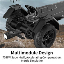 Load image into Gallery viewer, Pro 4WD All-Terrain Off Road Electric Skateboards, Top Speed of 35 Mph, 24 Miles Range, 7000W Quad Motor, IP55 Waterproof