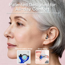 Load image into Gallery viewer, iBstone Nova Hearing Aids for Seniors Adults: Superior Sound Quality - Smart Noise Cancelling - No Feedback - 1.5Hrs Charging for 100Hrs Working - Come with Anti-Lost Lanyard - Over-the-Counter