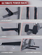 Load image into Gallery viewer, Major Fitness Drone3 Smith Machine, All-in-One Home Gym Squat Rack with Cable Crossover & Pull-Up Station, Heavy-Duty Strength Training (D3SMS-BK (with Bench Elite BLK & 230LB CLR BP)