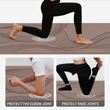 Load image into Gallery viewer, PAIDU Large Yoga Mat-72’x36’x0.4’ Extra Width & Thick,Comfortable,Non-Slip Exercise Mat-Works Great on All Floor for Stretching,Yoga Studio,Gym or Home Workouts (Brown)