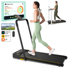 Load image into Gallery viewer, UREVO Smart 2-in-1 Folding Treadmill - Yellow