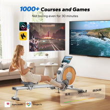 Load image into Gallery viewer, MERACH Rowing Machine with App (Manual-Adjust, Silent Version)