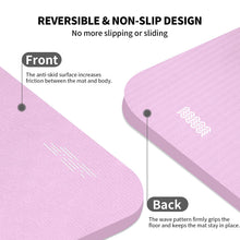 Load image into Gallery viewer, Hatha Yoga Extra Long TPE Yoga Mat 79" x 40” x 1/2" Thick Non-slip Exercise Mat for Home Gym Use, Yoga, Pilates, Fitness & Workouts (Pink)