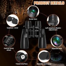 Load image into Gallery viewer, 10-30x50 Zoom Binoculars for Adults High Powered