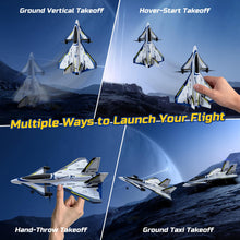 Load image into Gallery viewer, DEERC 4CH Brushless RC Plane,Sci-Fi Remote Control Jet Hobby Airplane with LED Lights