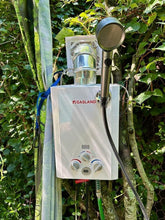 Load image into Gallery viewer, GASLAND BE264 Tankless Water Heater Propane 10L, 2.64GPM Outdoor Propane Shower for Camping & Off Grid, 68,000BTU, Digital Display, Overheating Protection, Easy Installation