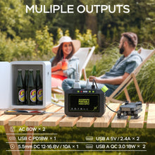 Load image into Gallery viewer, MARBERO Portable Power Station 88Wh, 120W Surge, Solar Generator 24,000mAh