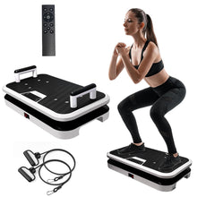 Load image into Gallery viewer, Linear Vertical Vibration Plate Exercise Machine, 50‑60Hz Whole Body Platform w/ Push‑Up Handles, 120 Speeds, 3mm Amplitude for Bone Strength, Lymphatic Drainage & Muscle Recovery, 330lbs Capacity