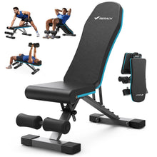 Load image into Gallery viewer, MERACH Weight Bench, Foldable Weight Benches for Home Gym with 990 LBS, Adjustable Weight Bench with 72 Training Angles, Incline Bench Press for Full Body