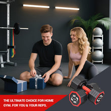 Load image into Gallery viewer, YOLEO Commercial Adjustable Weight Bench - MAX 2300LBS Heavy Duty Workout Bench for Home Gym, Decline/Flat/Incline Bench Press 2.4" Thick Pad (6-Step Assembly) (Weight Bench + 2 Dumbbells)