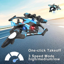 Load image into Gallery viewer, Weavixol RC Plane for Kids, Fighter Jet Drones With Screen On Controller, No Phone Needed