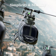 Load image into Gallery viewer, Simulated RC Helicopter - 27:1 Scale Model Collectable Remote Control Helicopter with Auto-Hover for Adults, Beginners