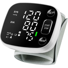 Load image into Gallery viewer, Oklar Blood Pressure Monitors for Home Use Rechargeable Wrist Digital BP Machine Cuff