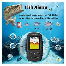 Load image into Gallery viewer, Portable Wireless Sonar Fish Finder Depth Detection Night Vision