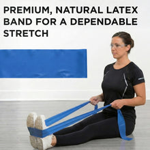 Load image into Gallery viewer, Theraband 20150 Professional Latex Elastic Fitness Band for Upper & Lower Body Exercise- Blue