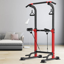 Load image into Gallery viewer, Trlakepreble Power Tower Pull Up Bar,Height Adjustable Multi-functional Home Strength Training Gym