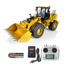 Load image into Gallery viewer, 1/12 RC Hydraulic Loader Model for DIM 950 Metal RC Construction Vehicles Model RTR Light Sound
