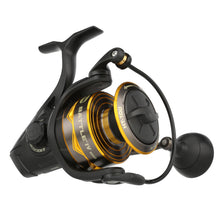 Load image into Gallery viewer, Penn Battle IV Size 6000 Spinning Fishing Reel, Full Metal Body and Sideplate, CNC Gear Technology, Hydro Armor Seals Critical Area from Water Intrusion, HT-100 Drag System