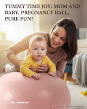 Load image into Gallery viewer, Trideer Pregnancy Birthing Ball, 1.7mm Extra Thick Yoga Ball for Maternity, 1000LB Anti-Burst Non-Slip Stability Ball