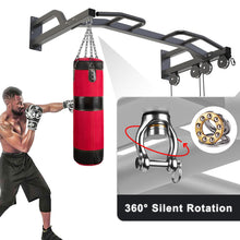 Load image into Gallery viewer, Kipika 48" Cable Pulley System Ceiling Mounted Pull Up Bar