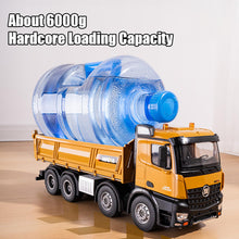 Load image into Gallery viewer, 20-Inch Remote Control Dump Truck 12-Channels 1/14 Scale 13 LBS Load Capacity RC Heavy Duty Metal Construction Vehicles Toy