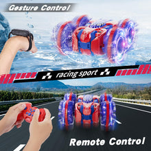 Load image into Gallery viewer, 4WD Waterproof RC Car, 2.4 GHz Amphibious Remote Control Car Remote Control Boat for Kids, 360°Rotation RC Truck Stunt Cars