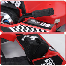 Load image into Gallery viewer, Go Kart for Kids, 36V Electric Go Kart, 16 MPH Fast Drift Kart with 350W Motor, Adjustable Kart Body Length (Red)