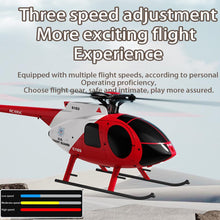 Load image into Gallery viewer, Remote Control Helicopter Aircraft Add Optical Flow Positioning 1/28 Scale RC Heli Maintain Altitude Hover RTF US Rescue Helicopter RTF 2Batteries